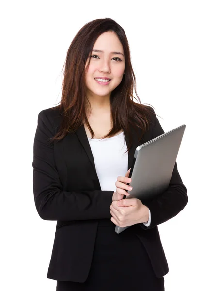 Young asian businesswoman in business suit — Stock Photo, Image