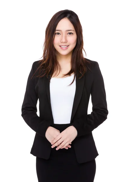 Junge asiatische Geschäftsfrau in Business-Anzug — Stockfoto