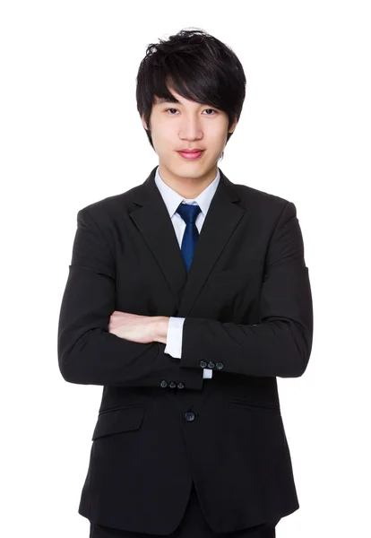 Junge asiatische Geschäftsmann in Business-Anzug — Stockfoto