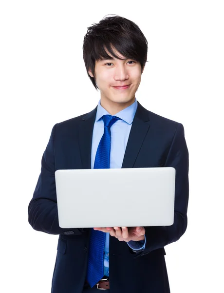 Joven asiático hombre de negocios traje — Foto de Stock