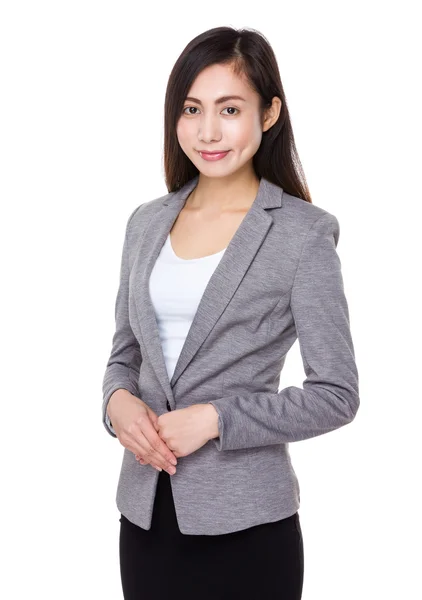 Young asian businesswoman in business suit — Stock Photo, Image