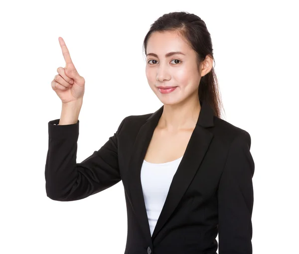 Joven asiática mujer de negocios traje — Foto de Stock