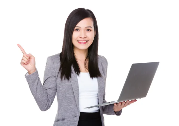 Young asian businesswoman in business suit — Stock Photo, Image