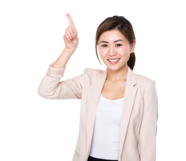 iş takım elbiseli genç Asyalı işkadını