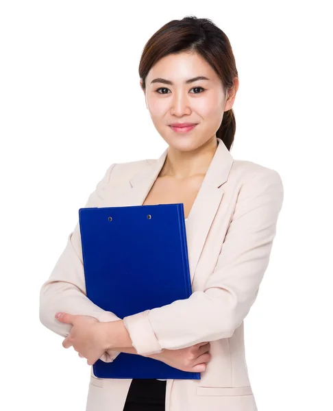 Junge asiatische Geschäftsfrau in Business-Anzug — Stockfoto