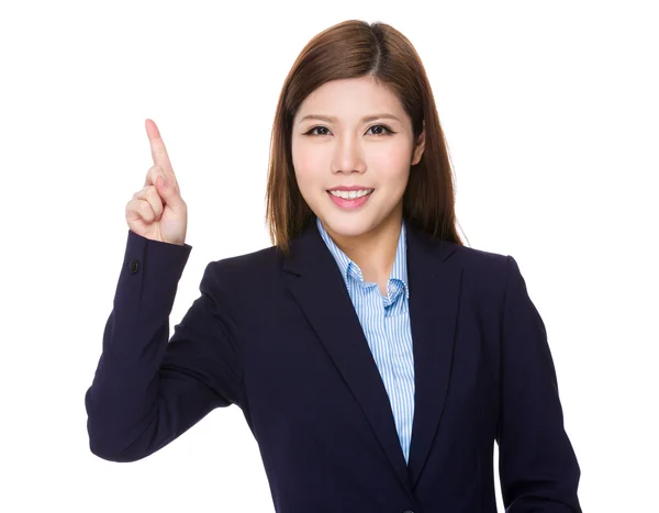 Young asian businesswoman in business suit — Stock Photo, Image