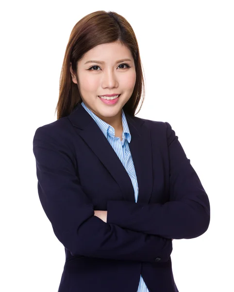 Junge asiatische Geschäftsfrau in Business-Anzug — Stockfoto