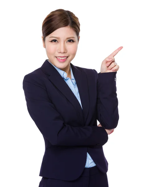 Joven asiática mujer de negocios traje — Foto de Stock