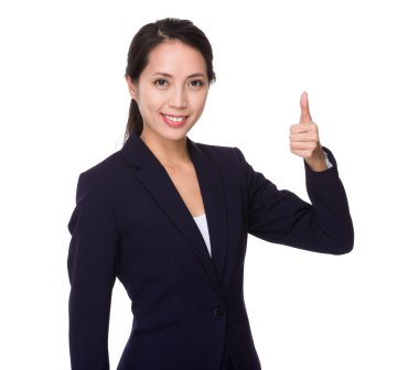 iş takım elbiseli genç Asyalı işkadını