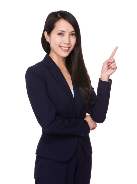 Joven asiática mujer de negocios traje — Foto de Stock