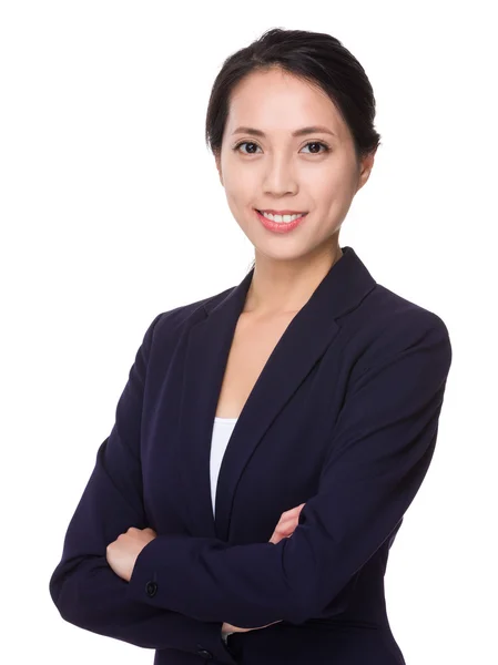 Junge asiatische Geschäftsfrau in Business-Anzug — Stockfoto