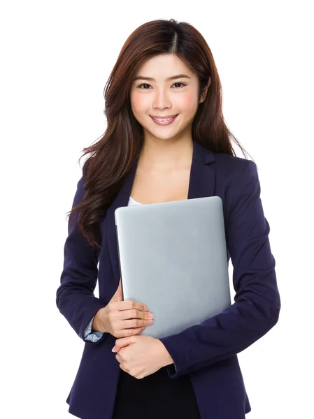 Ung asiatisk forretningskvinde i jakkesæt - Stock-foto