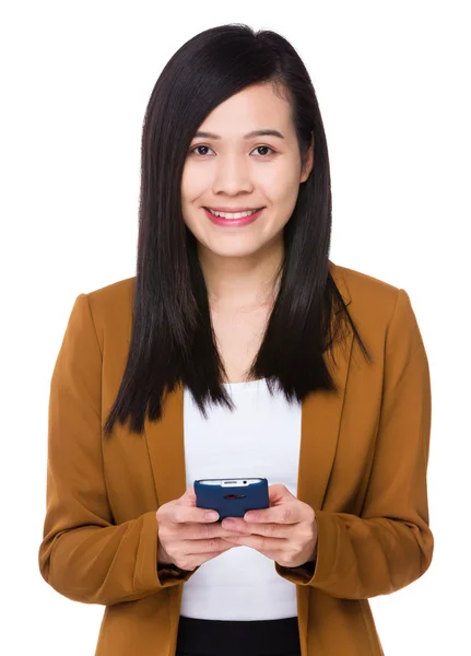 Junge asiatische Geschäftsfrau in Business-Anzug — Stockfoto