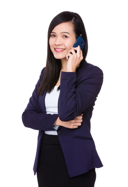 Young asian businesswoman in business suit — Stock Photo, Image