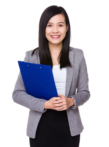 Joven asiática mujer de negocios traje — Foto de Stock