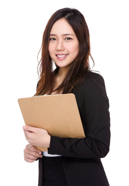 Joven asiática mujer de negocios traje — Foto de Stock