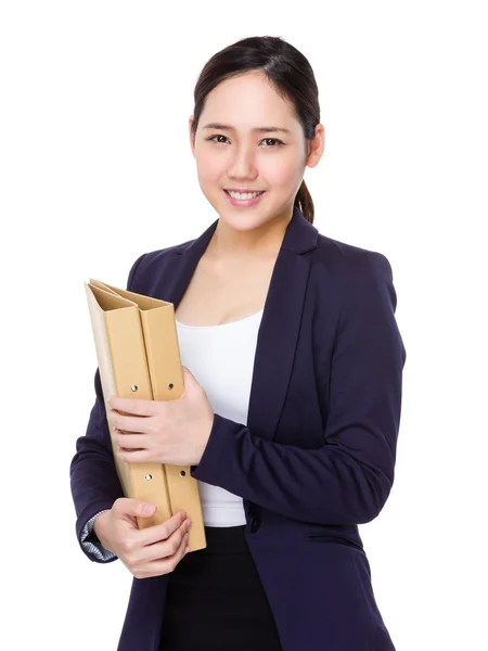 Young asian businesswoman in business suit — Stock Photo, Image