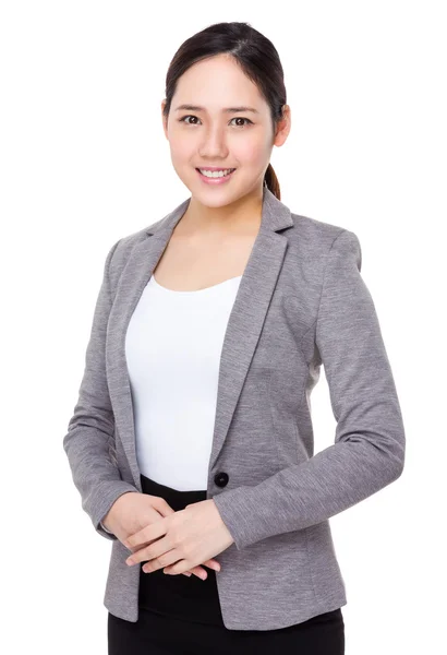 Young asian businesswoman in business suit — Stock Photo, Image