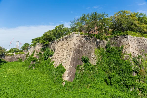 Osaka castle wall — Stock Photo, Image