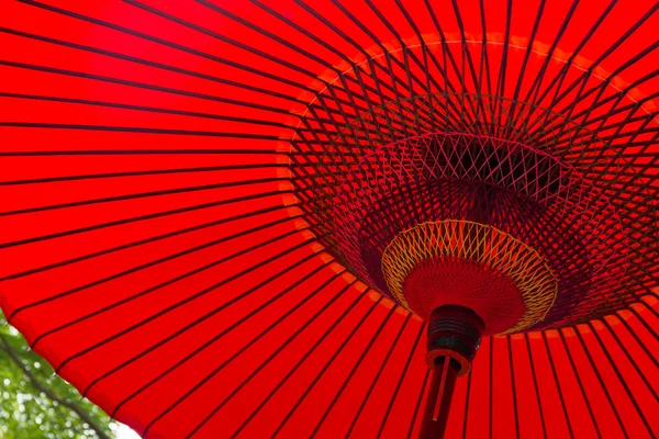 Paraguas rojo japonés tradicional —  Fotos de Stock