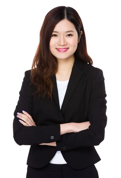 Junge asiatische Geschäftsfrau in Business-Anzug — Stockfoto