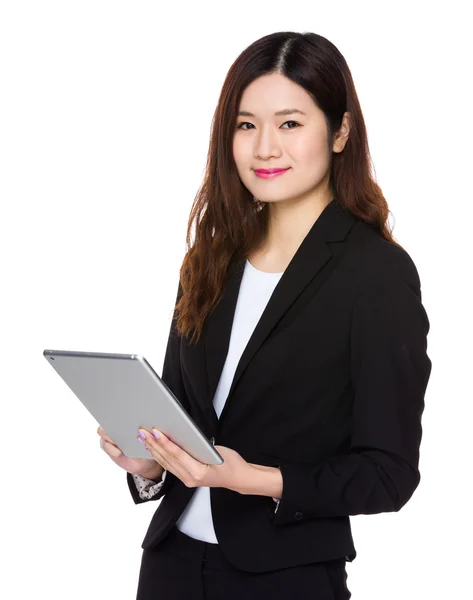 Young asian businesswoman in business suit — Stock Photo, Image