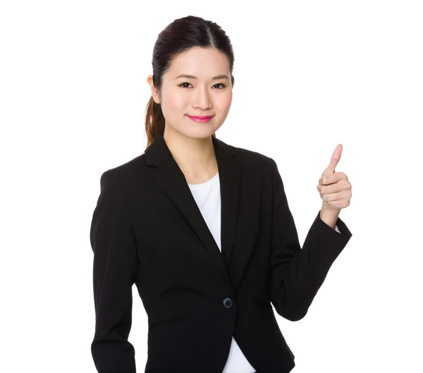 Junge asiatische Geschäftsfrau in Business-Anzug — Stockfoto