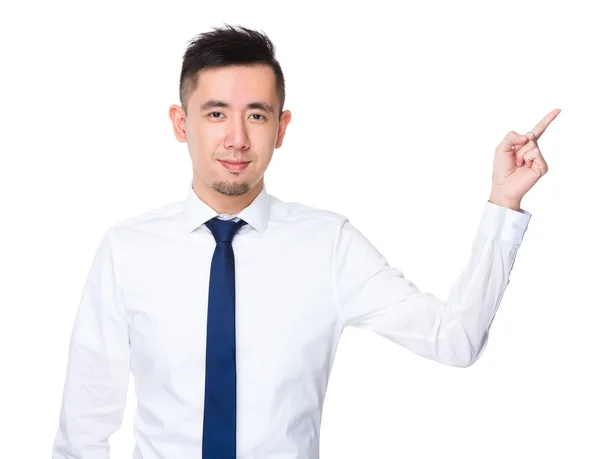 Young asian businessman in white shirt — Stock Photo, Image