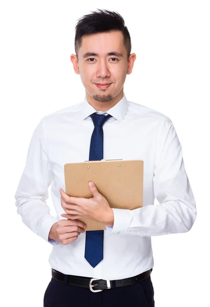 Young asian businessman in white shirt — Stock Photo, Image