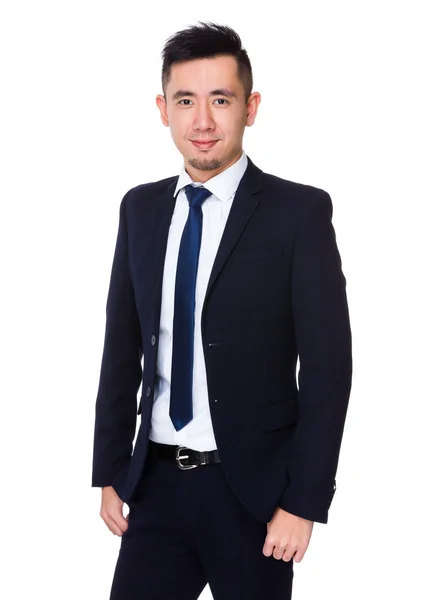Mladá asijská podnikatel v obleku — Stock fotografie