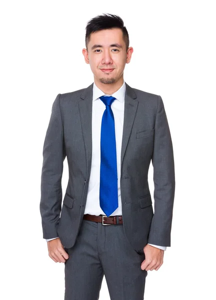 Young asian businessman in business suit — Stock Photo, Image