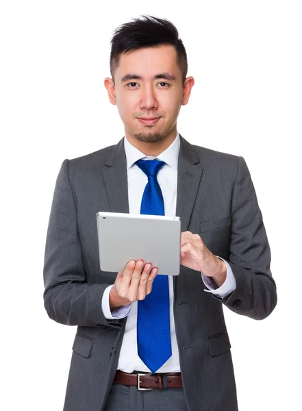 Young asian businessman in business suit — Stock Photo, Image