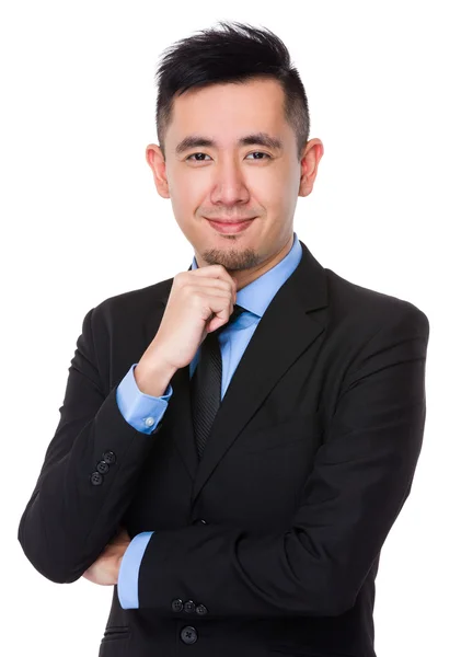 Joven asiático hombre de negocios traje — Foto de Stock