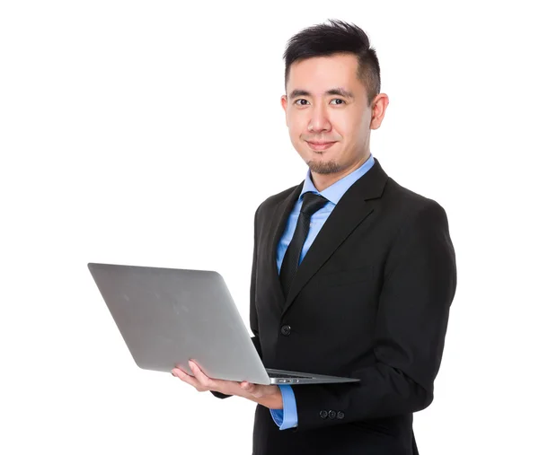 Joven asiático hombre de negocios traje — Foto de Stock