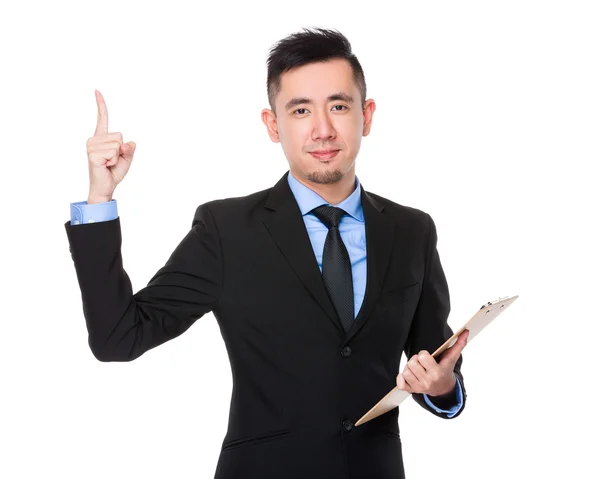 Junge asiatische Geschäftsmann in Business-Anzug — Stockfoto