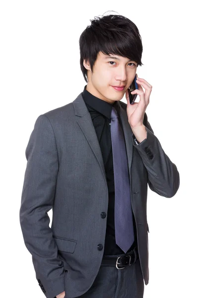 Young asian businessman in business suit — Stock Photo, Image