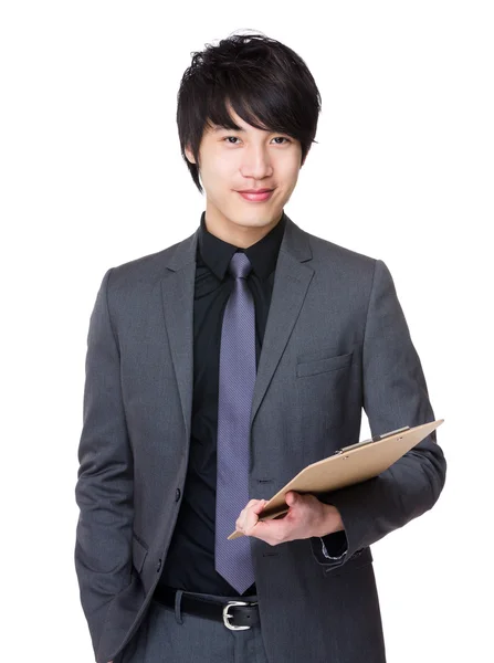 Young asian businessman in business suit — Stock Photo, Image