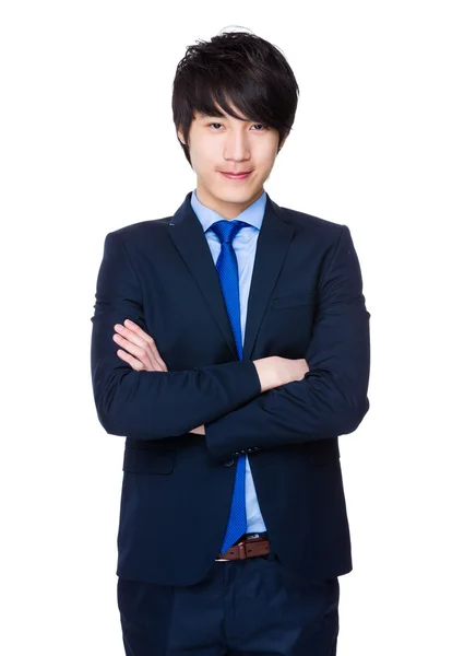 Young asian businessman in business suit — Stock Photo, Image