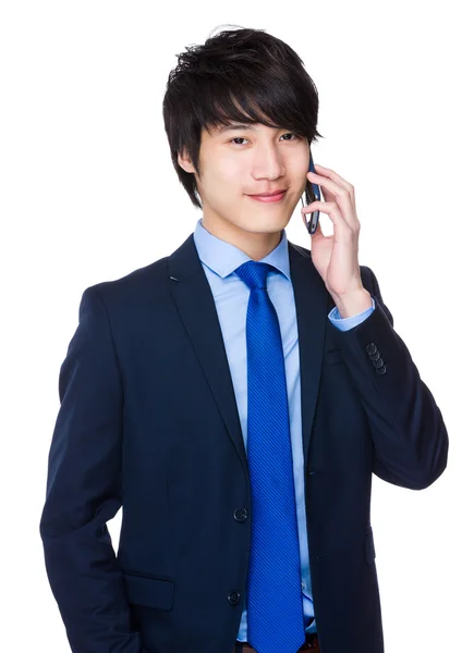 Young asian businessman in business suit — Stock Photo, Image