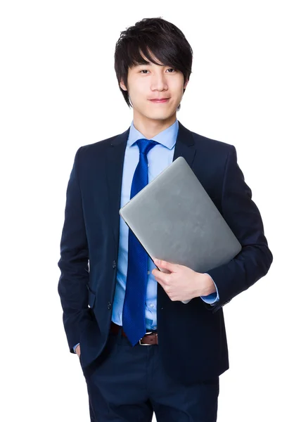 Junge asiatische Geschäftsmann in Business-Anzug — Stockfoto