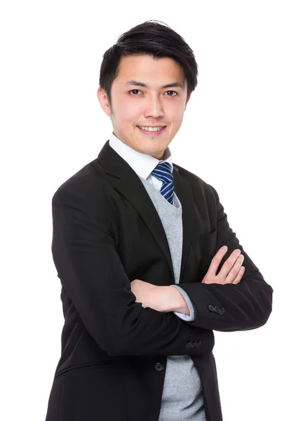 Young asian businessman in business suit — Stock Photo, Image