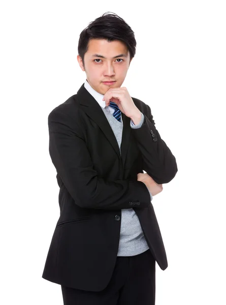 Junge asiatische Geschäftsmann in Business-Anzug — Stockfoto