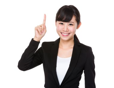 iş takım elbiseli genç Asyalı işkadını