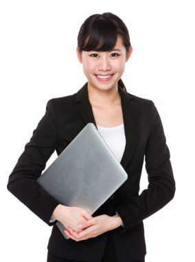 iş takım elbiseli genç Asyalı işkadını