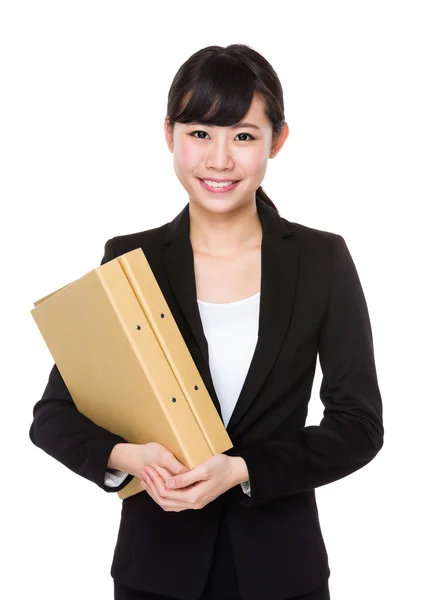 Young asian businesswoman in business suit — Stock Photo, Image