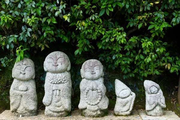 Japanese stone dolls Stock Image