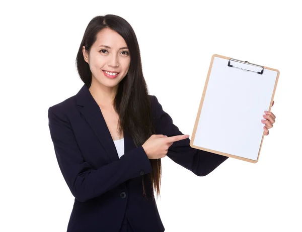 Joven asiática mujer de negocios traje — Foto de Stock