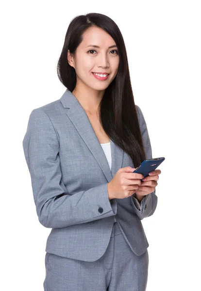 Young asian businesswoman in business suit — Stock Photo, Image