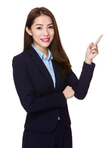 Joven asiática mujer de negocios traje — Foto de Stock