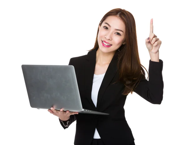 Young asian businesswoman in business suit — Stock Photo, Image